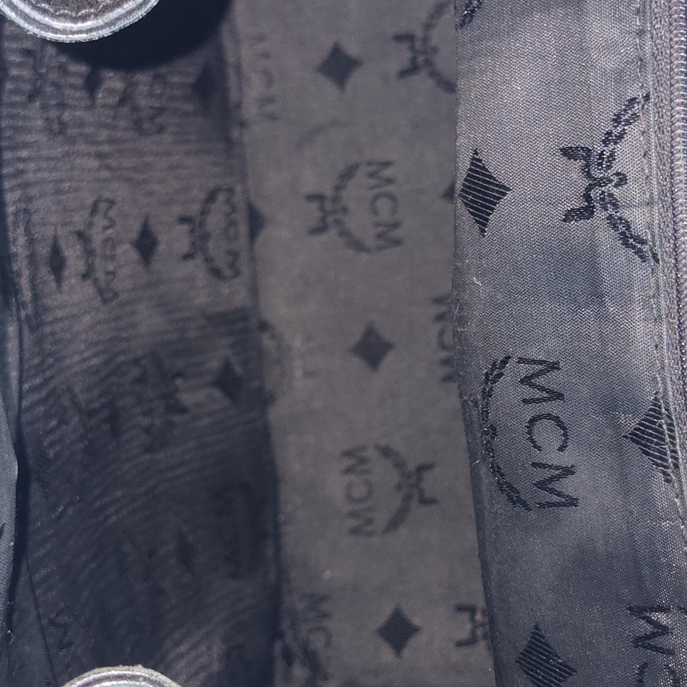 MCM Black Leather Backpack - Project Bag - Picture 12 of 14